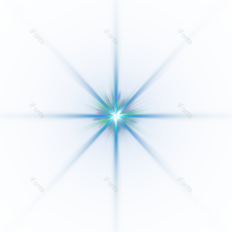 光效图片,蓝色元素,闪光PNG,光线免抠素材